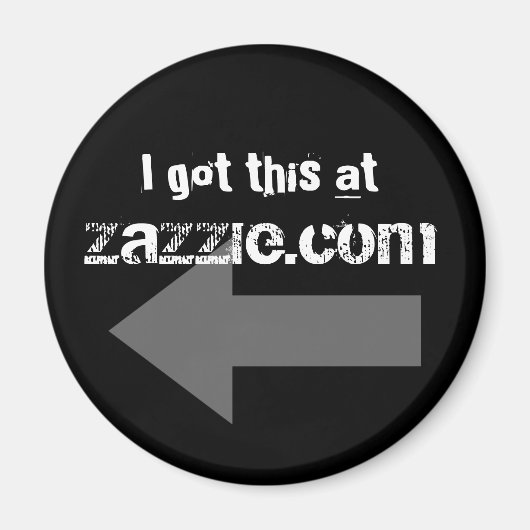 私は得Zazzle.comでこれを マグネット (正面)
