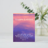 私は復活だ | 聖句カスタム復活祭 ポストカード (スタンド正面)