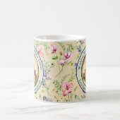 私は復活と人生である コーヒーマグカップ (中央)