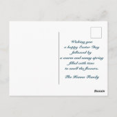 私は復活と人生である ポストカード (裏面)