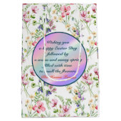 私は復活と人生である ミディアムペーパーバッグ (裏面)