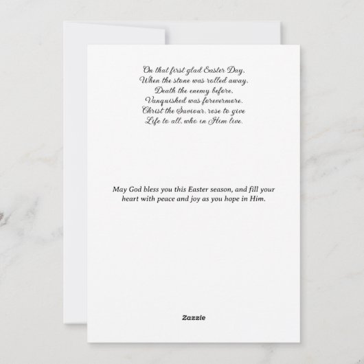 私は復活と人生の平和な森である シーズンカード (裏面)