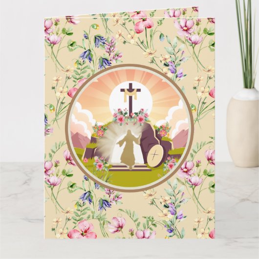 私は復活と命です カード (正面)