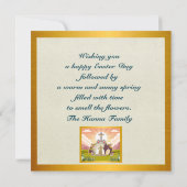 私は復活と命です 招待状 (裏面)