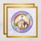 私は復活と命です 招待状 (正面/裏面)