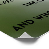 私は復活のバイブルやる気を起こさせるの詩のポスター ポスター (角)