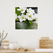 私は復活のバイブルやる気を起こさせるの詩のポスター ポスター (キッチン)