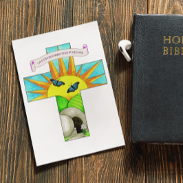 私は復活クロス葉書感動的だ ポストカード