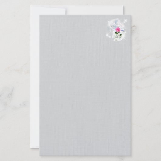 私は復活グレー文房具だ 便箋 (正面)