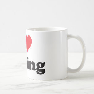 私は循環することを愛します コーヒーマグカップ