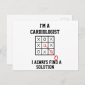 私は循環器科医です、私は常に解決策を見つけます ポストカード (正面/裏面)