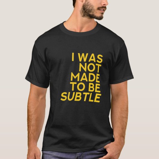 私は微妙に思われなかった Tシャツ (正面)