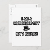 私は微生物学者…魔術師ではない ポストカード (正面/裏面)