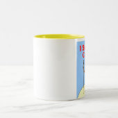 私は微積分を生き延びました ツートーンマグカップ (中央)