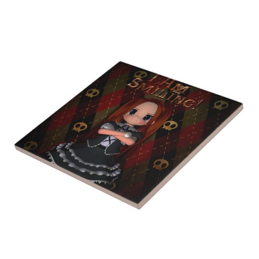 私は微笑しています タイル (側面)