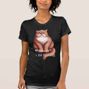 私は微笑しています Tシャツ