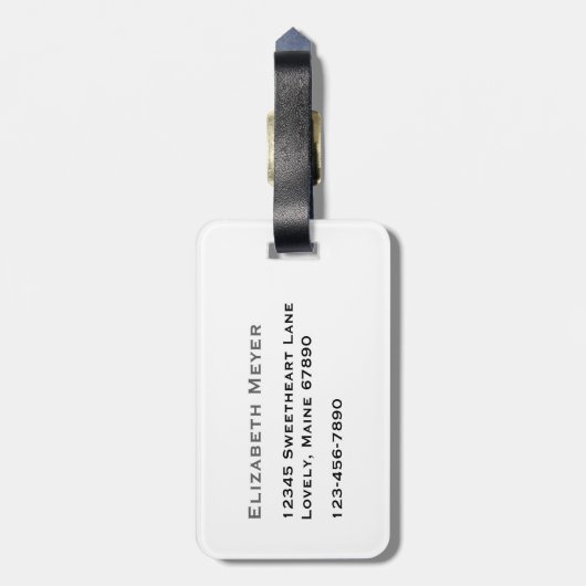 私は心から笑い-ジェーンAustenの引用文--を愛します ラゲッジタグ (裏面縦)