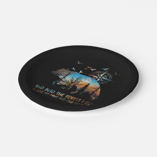 私は心を失い森に忍び込み ペーパープレート (アングル)