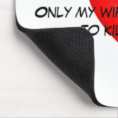 私は心臓発作を生き延びました マウスパッド (コーナー)