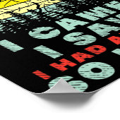 私は心配症の認識度を受けた ポスター (角)