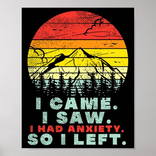 私は心配症の認識度を受けた ポスター (正面)