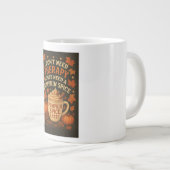 私は必要がないセラピー、私はカボチャのスパイスラテが必要 ジャンボコーヒーマグカップ (正面右)