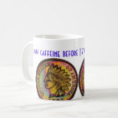 "私は必要とします私のカフェインを…" マグ (正面左)