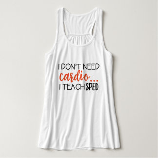 私は必要としません心臓を… 私は促進されて教えます タンクトップ