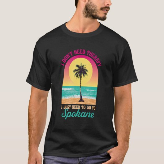 私は必要ないセラピースポケーンビーチワシントンオセア Tシャツ (正面)