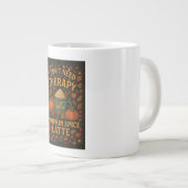 私は必要ないセラピー、必要Pumpkinスパイスラテ ジャンボコーヒーマグカップ (正面右)