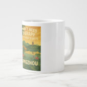 私は必要ないセラピー、私はちょうど杭州が必要 ジャンボコーヒーマグカップ (正面右)