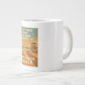 私は必要ないセラピー、私はちょうど西ギルゴビーチが必要 ジャンボコーヒーマグカップ (正面右)