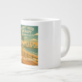 私は必要ないセラピー、私はちょうど西パームビーチ ジャンボコーヒーマグカップ (正面右)