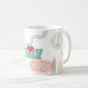 私は必要ないセラピー、私はイタリア旅行する必要がある コーヒーマグカップ