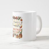 私は必要ないセラピー、私はクリスマスデコールが必要だ ジャンボコーヒーマグカップ (正面右)