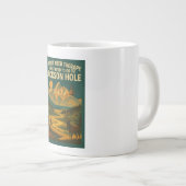 私は必要ないセラピー、私はジャクソンホールだけ必要 ジャンボコーヒーマグカップ (正面右)