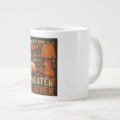 私は必要ないセラピー、私はセーターの天気が必要だ ジャンボコーヒーマグカップ (正面右)