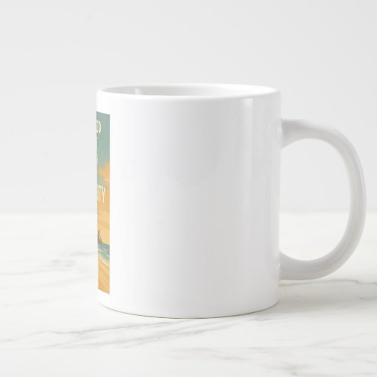 私は必要ないセラピー、私はマーガテシティーが必要 ジャンボコーヒーマグカップ (右)