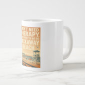 私は必要ないセラピー、私はロッカウェイビーチ ジャンボコーヒーマグカップ (正面右)