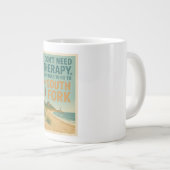 私は必要ないセラピー、私は南フォークが必要 ジャンボコーヒーマグカップ (正面右)
