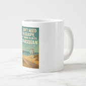 私は必要ないセラピー、私はManasquanが必要 ジャンボコーヒーマグカップ (正面右)