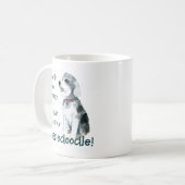 私は必要ないセラピー- Aussiedoodle コーヒーマグカップ (正面左)