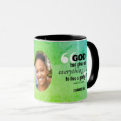 私は必要な全てを持っている キリスト教の肯定写真 マグカップ (正面右)