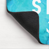 私は必要ビタミン海ティール(緑がかった色)水の色の引用文 マウスパッド (コーナー)