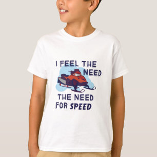 私は必要性を速度のための必要性感じます Tシャツ