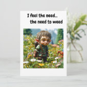 私は必要感じ...雑草の必要性。 招待状 (スタンド正面)