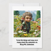 私は必要感じ...雑草の必要性。 招待状 (裏面)