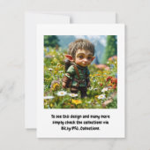 私は必要感じ...雑草の必要性。 招待状 (裏面)