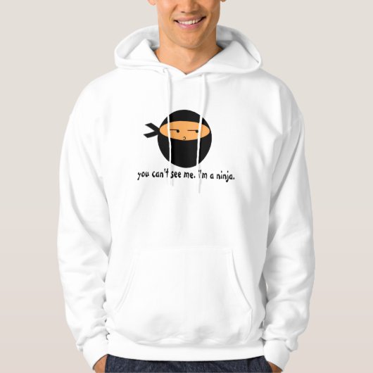私は忍者です パーカ (正面)