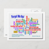 私は忘れウッドルフ大統領に話しかけない ポストカード (正面/裏面)